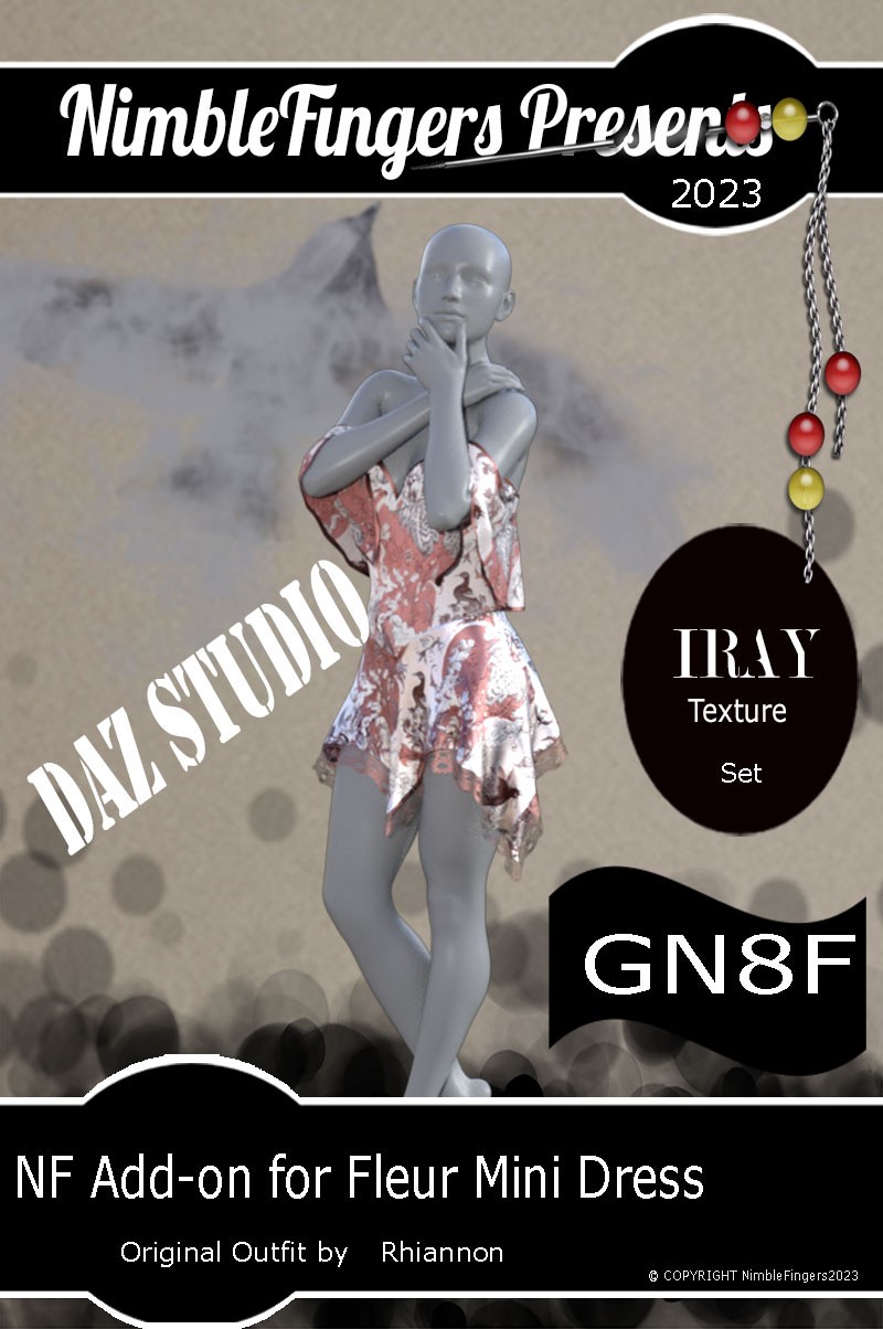 NF_Add-on Fleur Mini Dress01 by GGreen